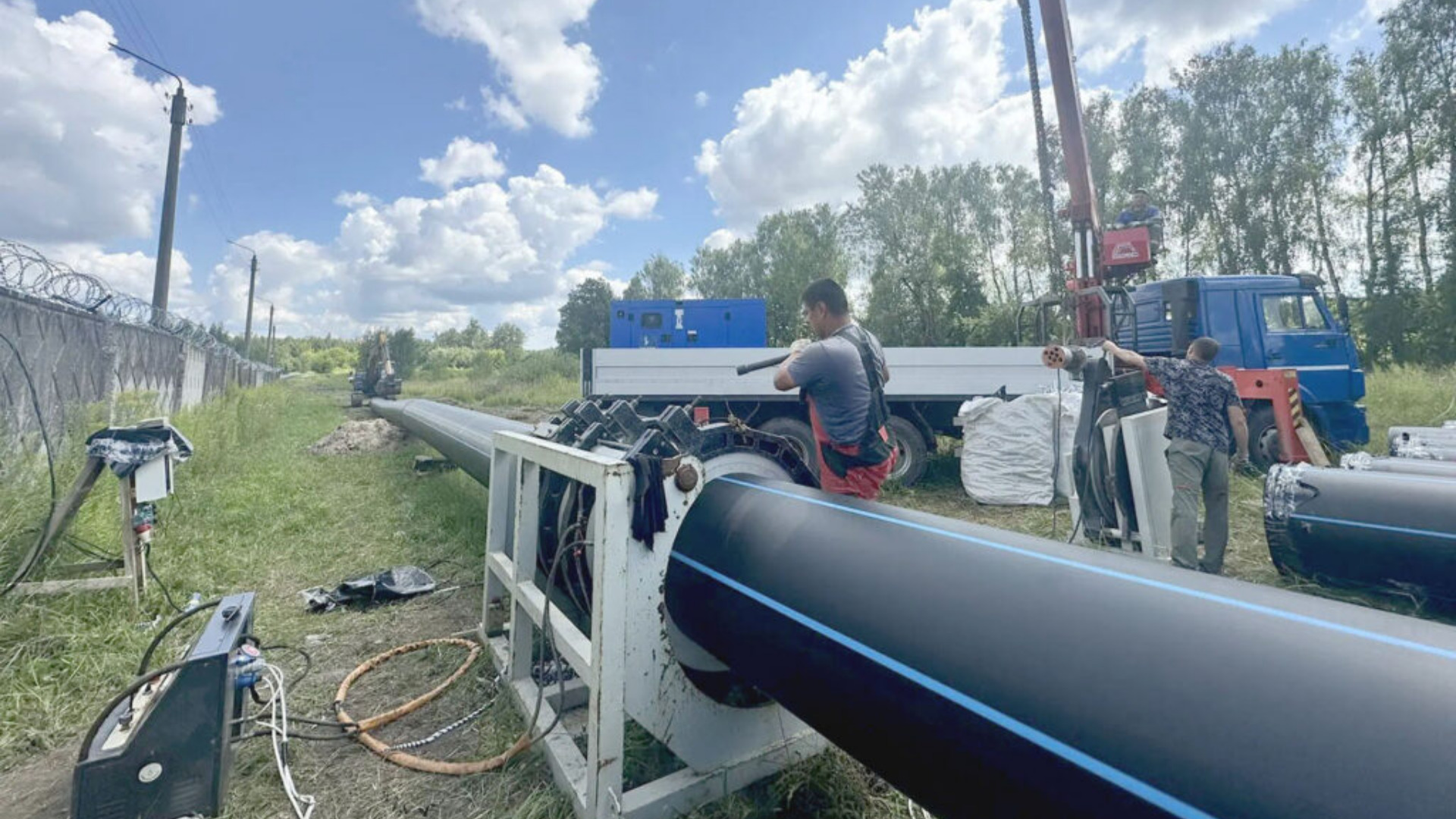 В Брянске ввели в строй после капремонта участок водовода от Бордовичских ВОС