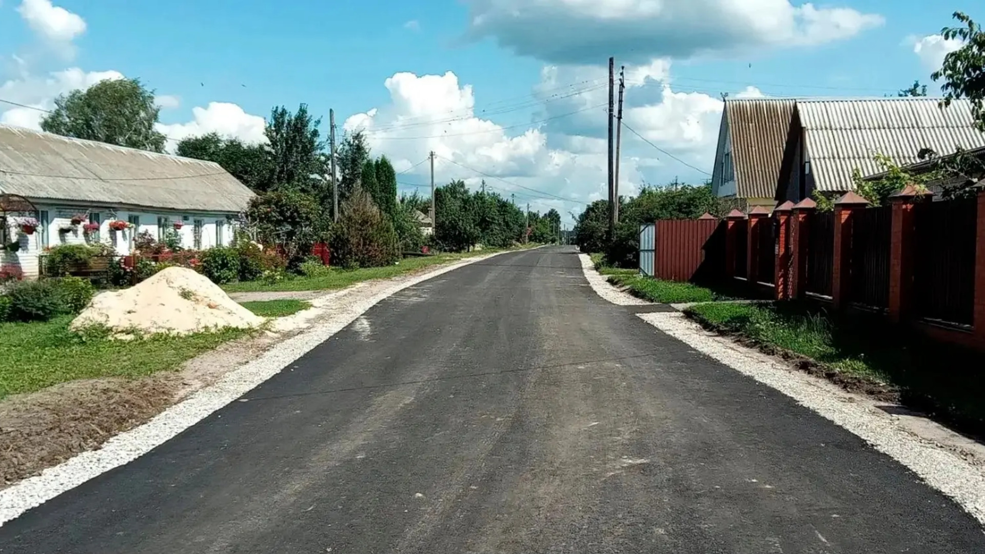 В селе Городец сделали дорогу на улице Молодежной после вмешательства прокуратуры