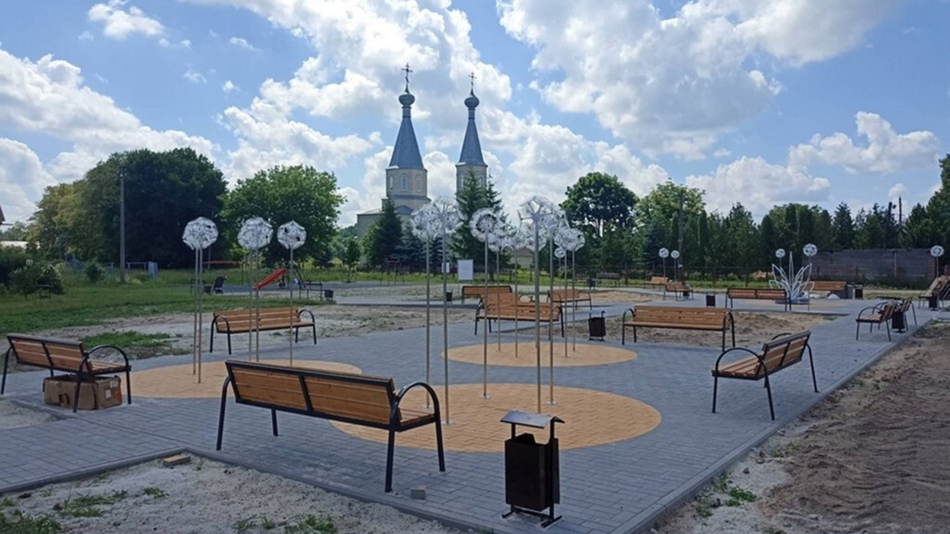 В Клинцовском районе Брянской области благоустраивают улицу Советскую