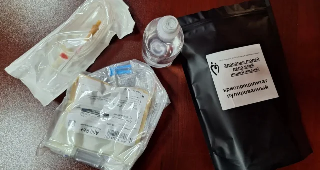 БОСПК обеспечила бойцов "БАРС-Брянск" сухими компонентами крови