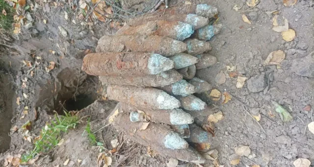 В Брянской области 6 октября собрали взрывоопасный урожай из мин и артснарядов 